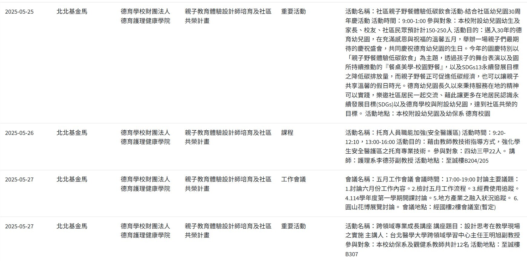 USR活動行事曆-2